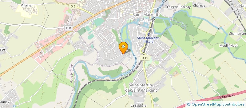 localisation de l'entreprise SCI PSA 79  SAINT-MAIXENT-L'ECOLE