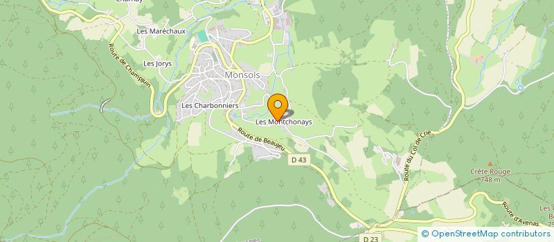 localisation de l'entreprise SCI PSAD IMMO  DEUX-GROSNES