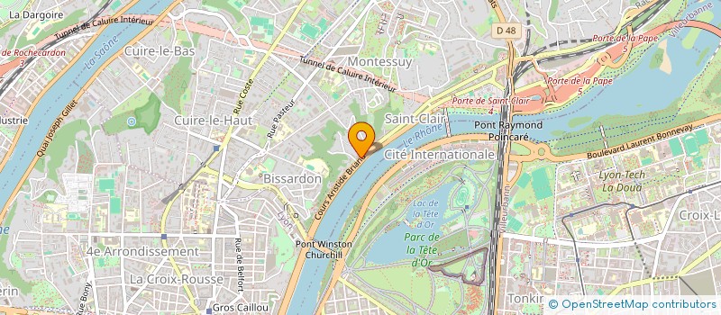 localisation de l'entreprise SCI PSAHE  CALUIRE-ET-CUIRE