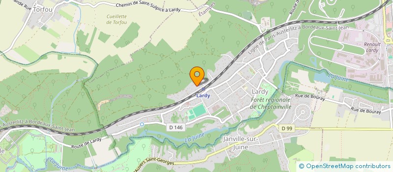 localisation de l'entreprise SCI PSAM à LARDY