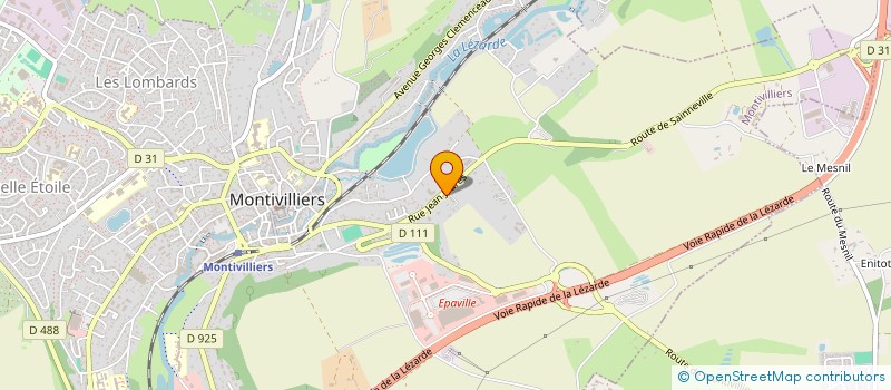 localisation de l'entreprise SCI PSB  MONTIVILLIERS