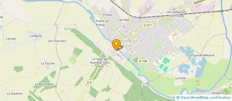 localisation de l'entreprise SCI PSCHAL  MONTOIRE-SUR-LE-LOIR