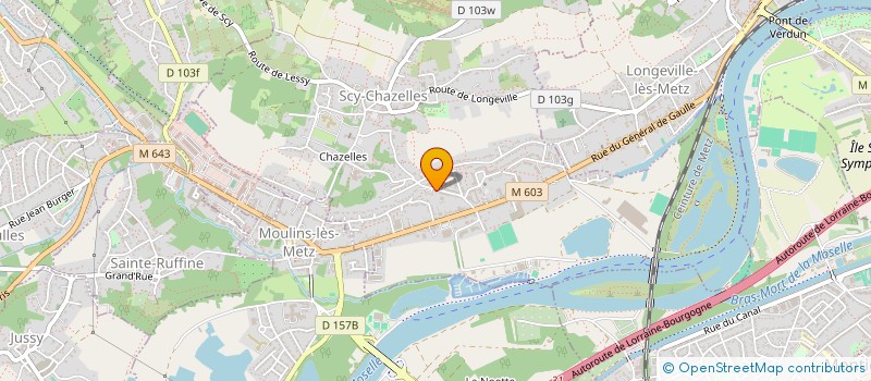 localisation de l'entreprise SCI PSD  SCY-CHAZELLES