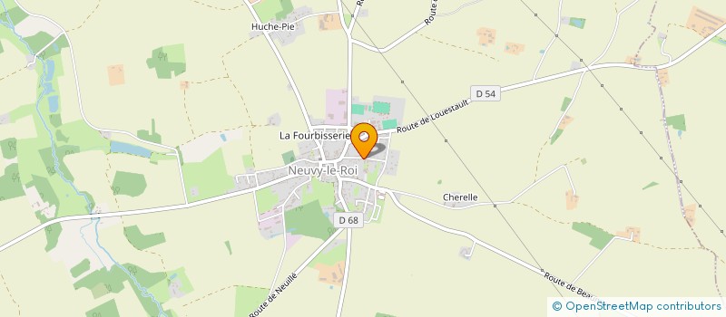 localisation de l'entreprise SCI PSF  NEUVY-LE-ROI