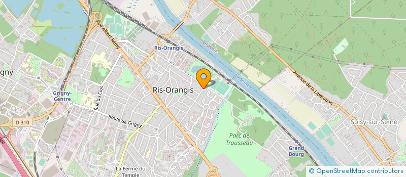 localisation de l'entreprise SCI PSG à RIS-ORANGIS