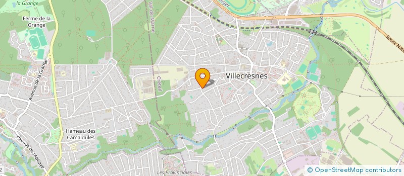 localisation de l'entreprise SCI PSH  VILLECRESNES