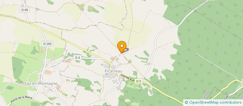 localisation de l'entreprise SCI PSK IMMO  PICARREAU