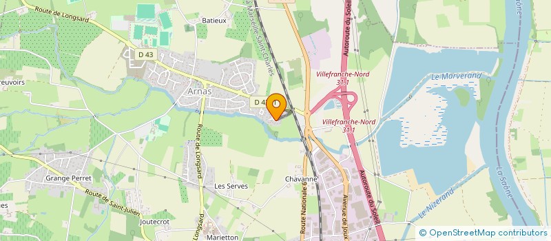 localisation de l'entreprise SCI PSL  ARNAS