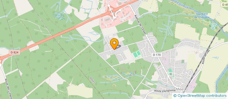 localisation de l'entreprise SCI PSL  MEES