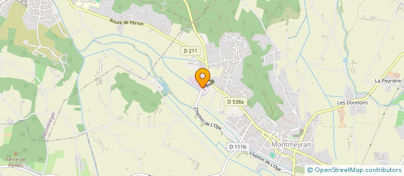 localisation de l'entreprise SCI PSM 2  MONTMEYRAN