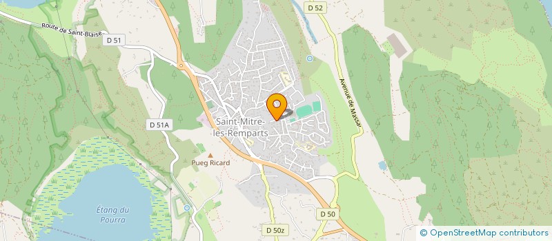 localisation de l'entreprise SCI PSMR 2  SAINT-MITRE-LES-REMPARTS