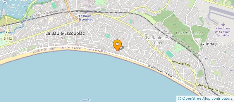 localisation de l'entreprise SCI PSN 44 à LA BAULE-ESCOUBLAC