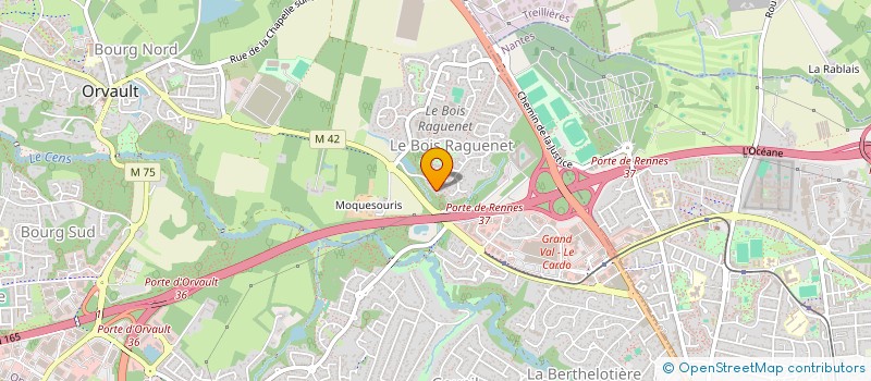 localisation de l'entreprise SCI PSO à ORVAULT