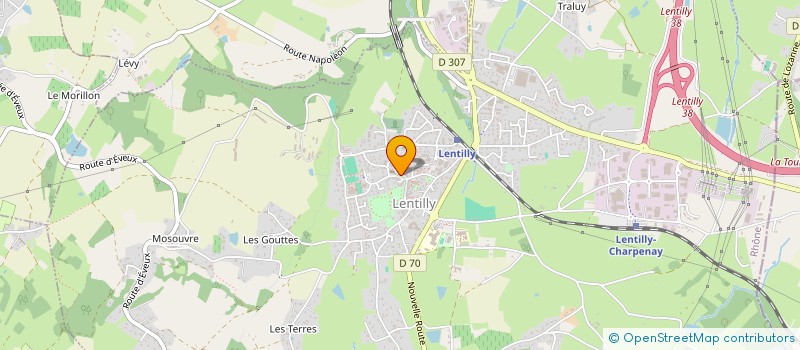 localisation de l'entreprise SCI PSPHS à LENTILLY