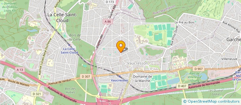 localisation de l'entreprise SCI PSPL à VAUCRESSON