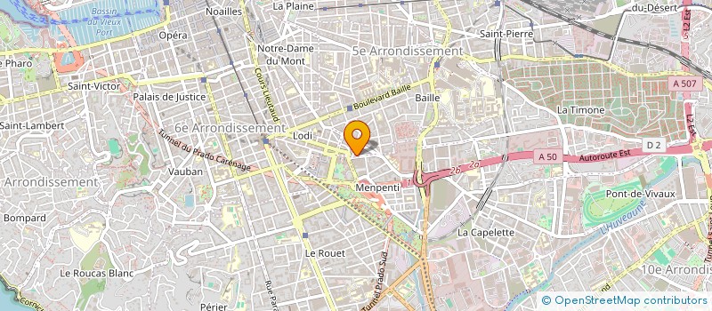 localisation de l'entreprise SCI PSTS 113 à MARSEILLE