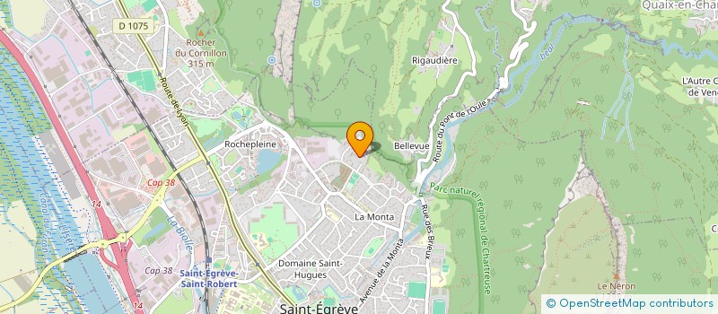 localisation de l'entreprise SCI PSV  SAINT-EGREVE