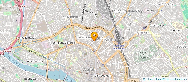 localisation de l'entreprise SCI PSV RIMONT à TOULOUSE