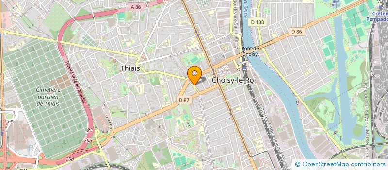 localisation de l'entreprise SCI PSY à CHOISY-LE-ROI