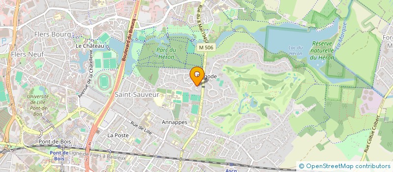 localisation de l'entreprise SCI PSY à VILLENEUVE-D'ASCQ