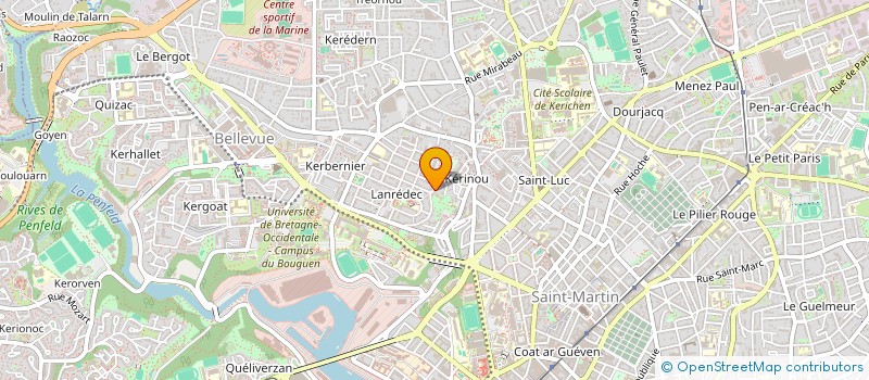 localisation de l'entreprise SCI PSY COLLET  BREST