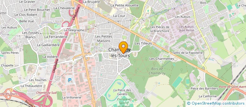 localisation de l'entreprise SCI PSYCAUSE  CHAMBRAY-LES-TOURS