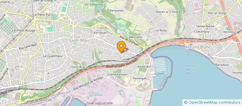 localisation de l'entreprise SCI PSYCHE  BREST