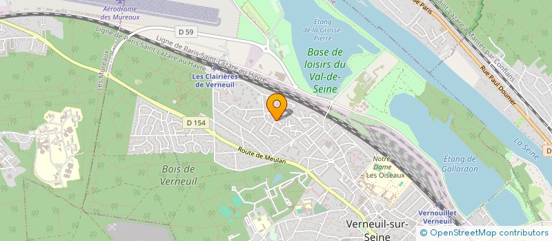 localisation de l'entreprise SCI PSYCHE  VERNEUIL-SUR-SEINE