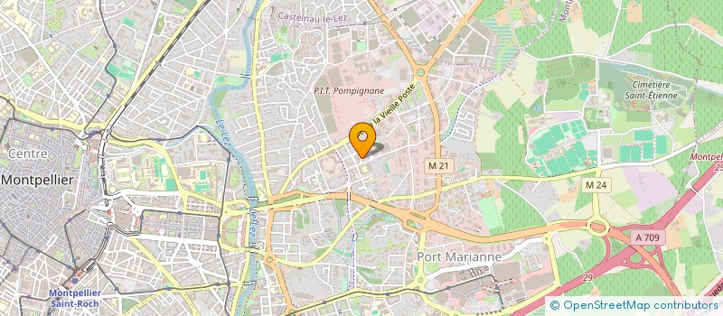 localisation de l'entreprise SCI PSYCHOMOT MARTINEAU à MONTPELLIER