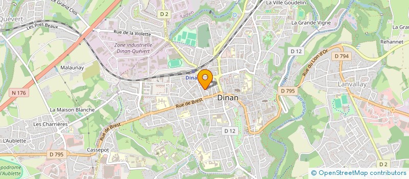 localisation de l'entreprise SCI PSYGOMATIQUE  DINAN