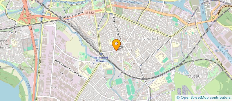 localisation de l'entreprise SCI PSYMANN  STRASBOURG