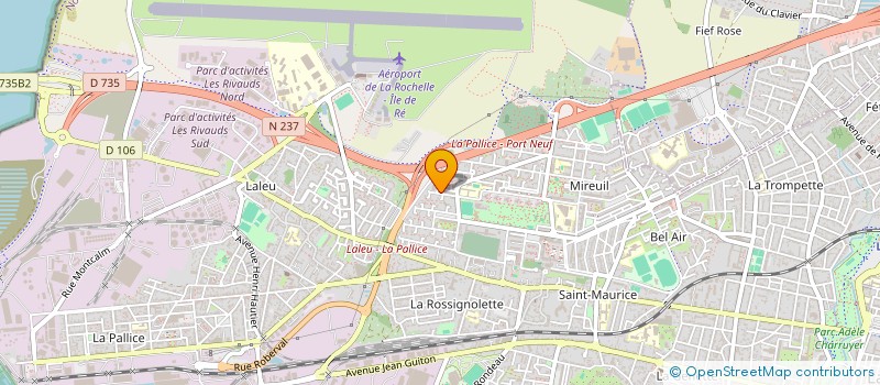 localisation de l'entreprise SCI PSYMED  LA ROCHELLE