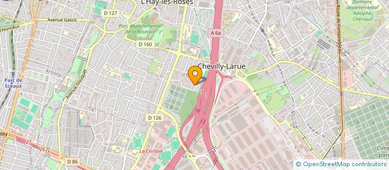 localisation de l'entreprise SCI PSYMMO  CHEVILLY-LARUE