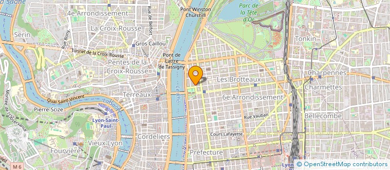 localisation de l'entreprise SCI PSYNERGIE  LYON