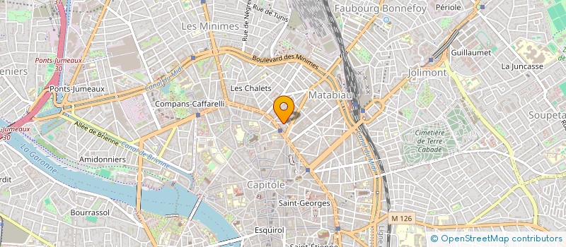 localisation de l'entreprise SCI PSYTCC 31  TOULOUSE