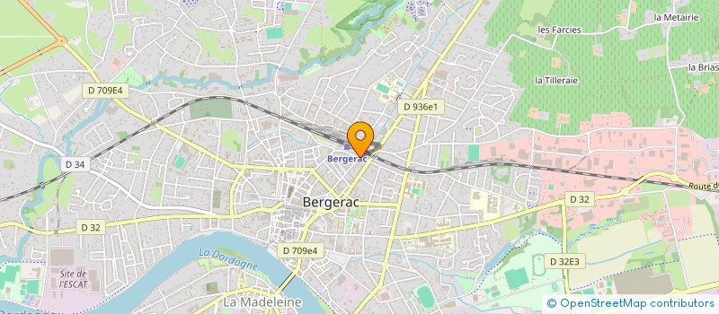 localisation de l'entreprise SCI PTAB IMMO à BERGERAC