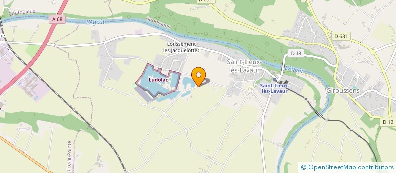 localisation de l'entreprise SCI PTD  SAINT-LIEUX-LES-LAVAUR