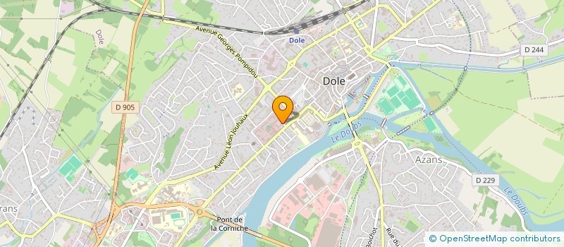 localisation de l'entreprise SCI PTERION à DOLE