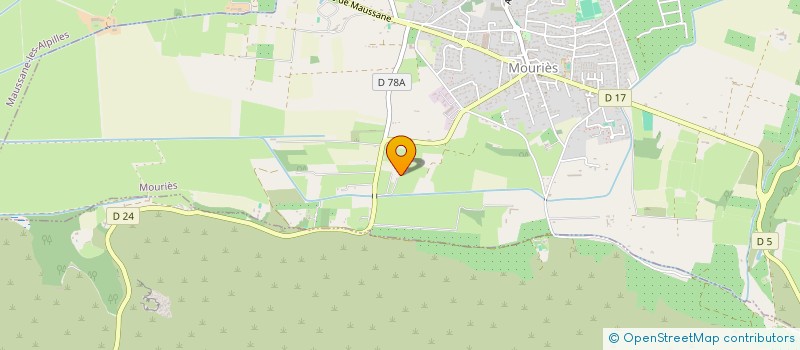 localisation de l'entreprise SCI PTERODACTYLE 427  MOURIES