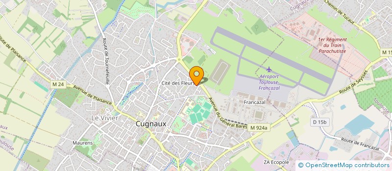 localisation de l'entreprise SCI PTI  CUGNAUX