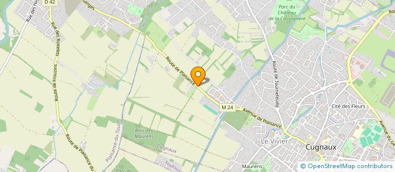 localisation de l'entreprise SCI PTI LOUIS  CUGNAUX