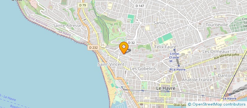 localisation de l'entreprise SCI PTIHASS à LE HAVRE