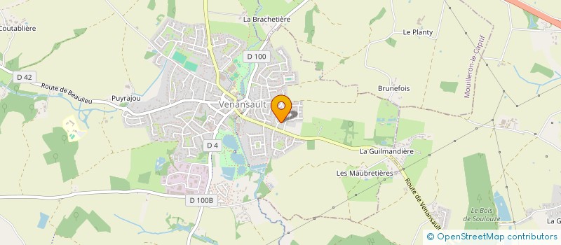 localisation de l'entreprise SCI PTIT PRINCE  VENANSAULT