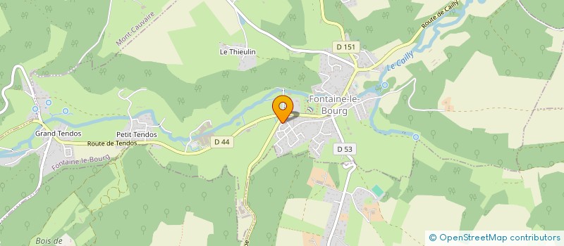 localisation de l'entreprise SCI PTITE GOUTTE  FONTAINE-LE-BOURG