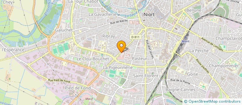 localisation de l'entreprise SCI PTL  NIORT