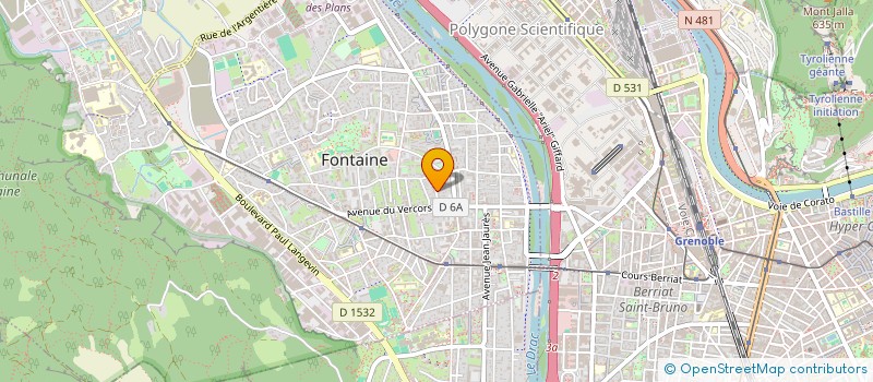 localisation de l'entreprise SCI PTLG  FONTAINE