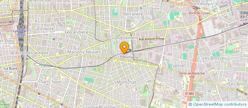 localisation de l'entreprise SCI PTSK  CORBAS