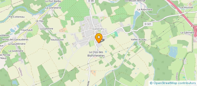 localisation de l'entreprise SCI PUAULT & CIE à AZAY LE RIDEAU