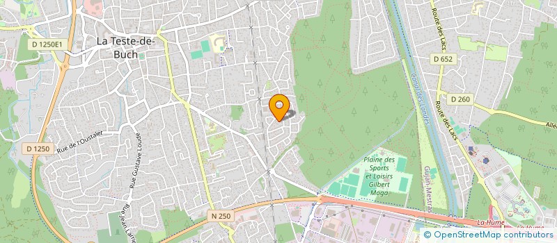 localisation de l'entreprise SCI PUB à LA TESTE-DE-BUCH