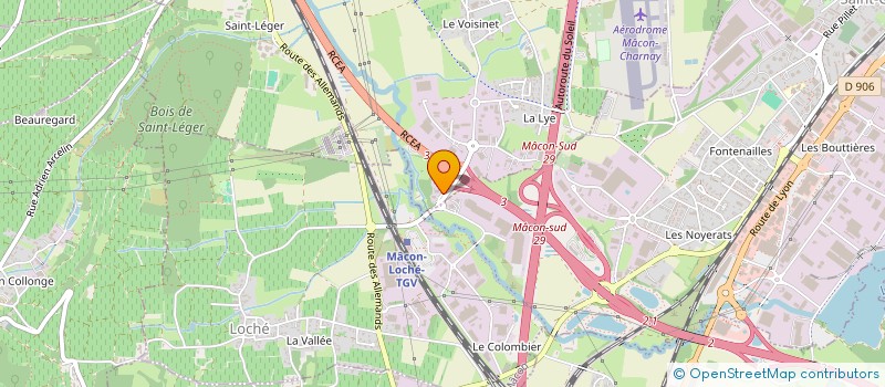 localisation de l'entreprise SCI PUB & CIE à CHARNAY-LES-MACON